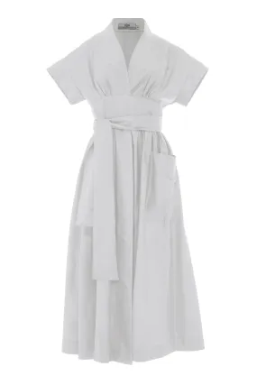 Gimena Dress College White