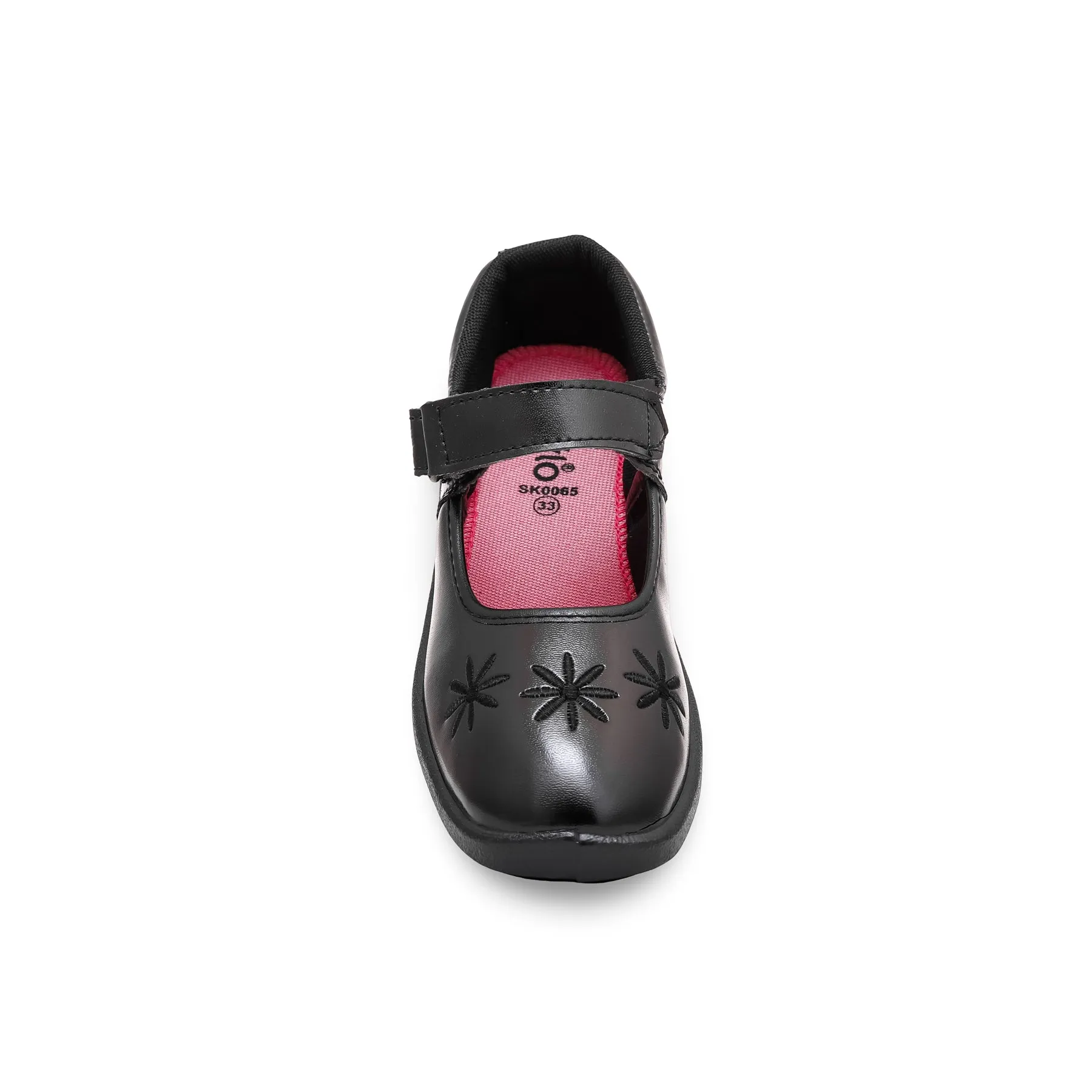 Girls Black School Shoes SK0065