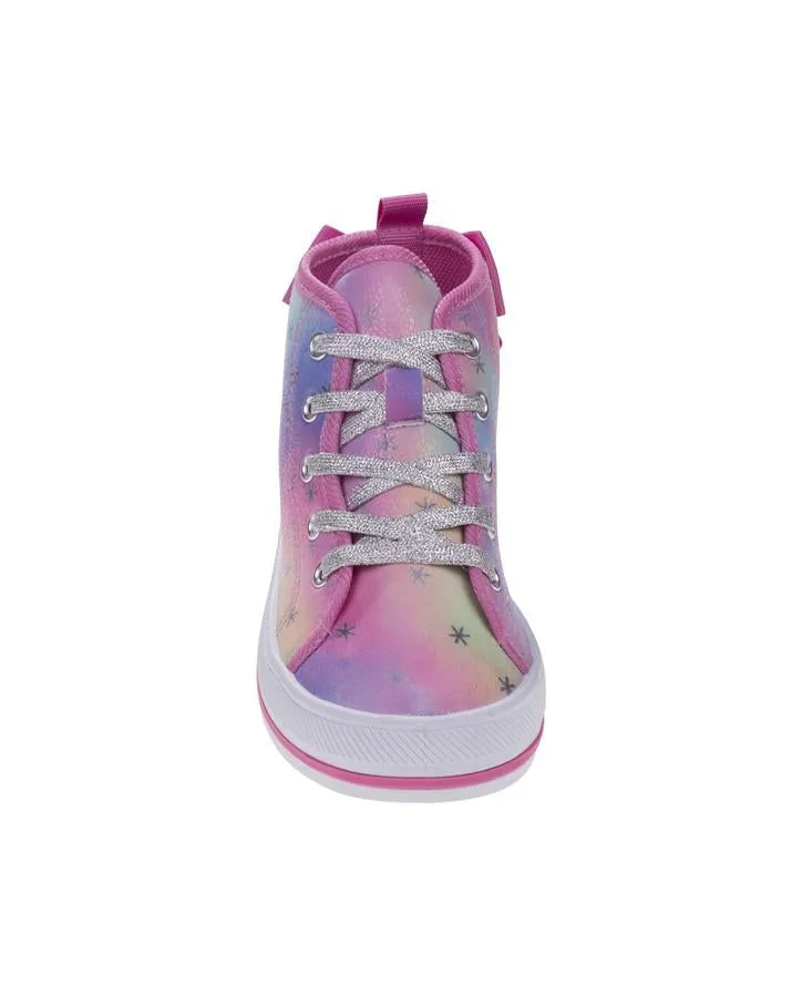 Girls Multi Color High Top Sneaker