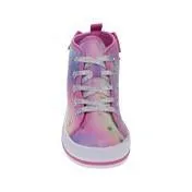 Girls Multi Color High Top Sneaker