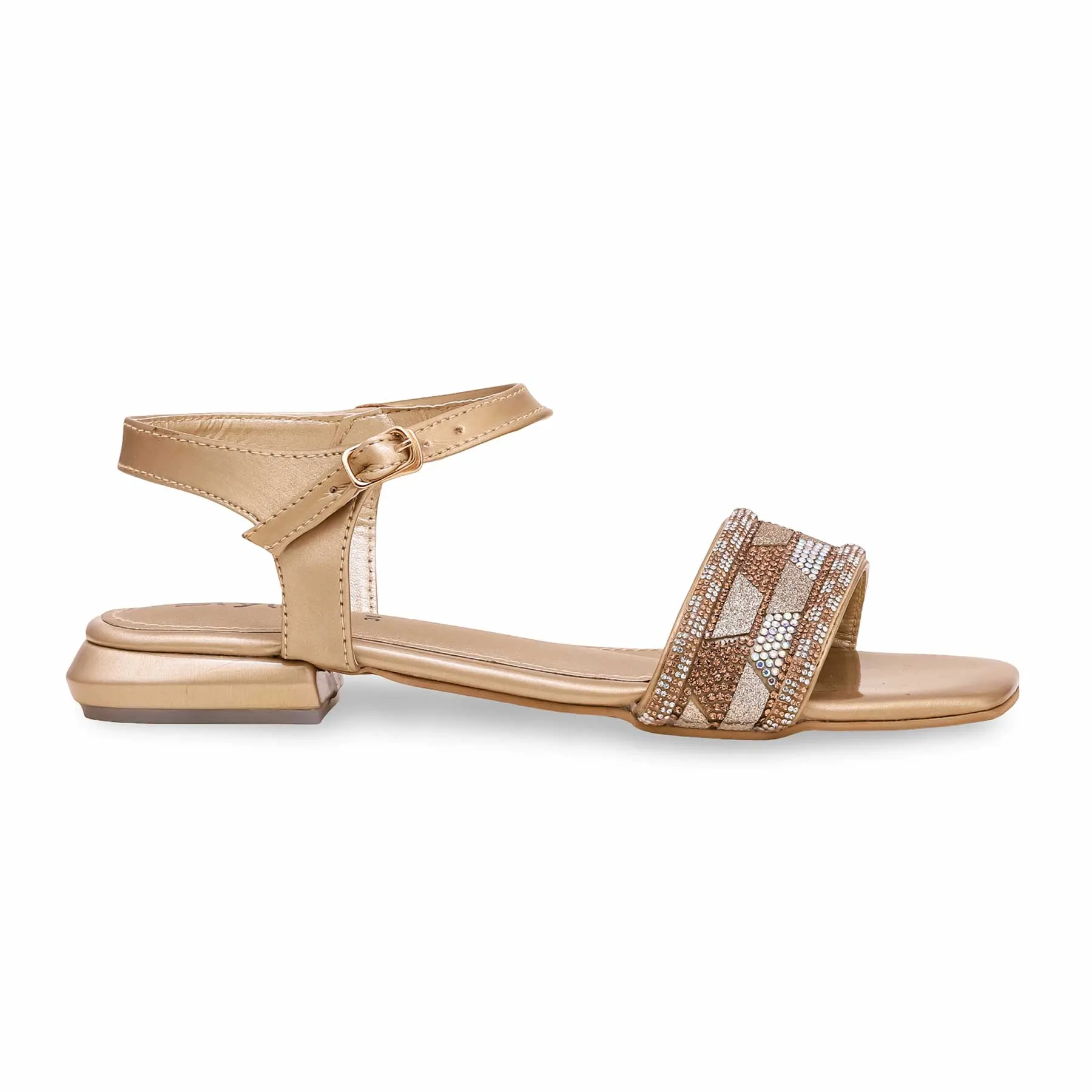 Golden Fancy Sandal FN5971