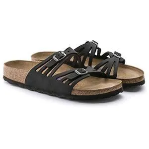 Granada Soft Footbed Oiled Leather Black