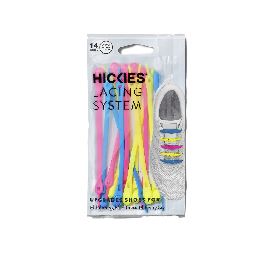 Hickies 2.0 Lacing System Neon Multi