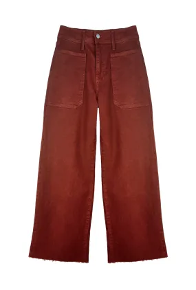 High Rise Sailor Jeans - Walnut