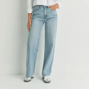 High Waisted Skater Jean - Light Wash