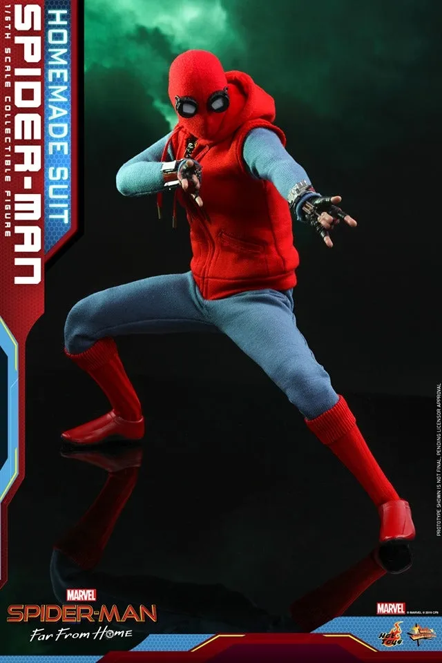 Hot Toys - MMS552 - Spider-Man: Far From Home - 1/6th scale Spider-Man (Homemade Suit Version) Collectible Figure