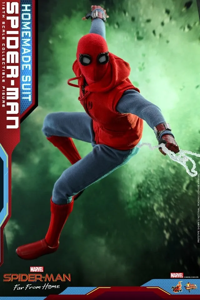 Hot Toys - MMS552 - Spider-Man: Far From Home - 1/6th scale Spider-Man (Homemade Suit Version) Collectible Figure