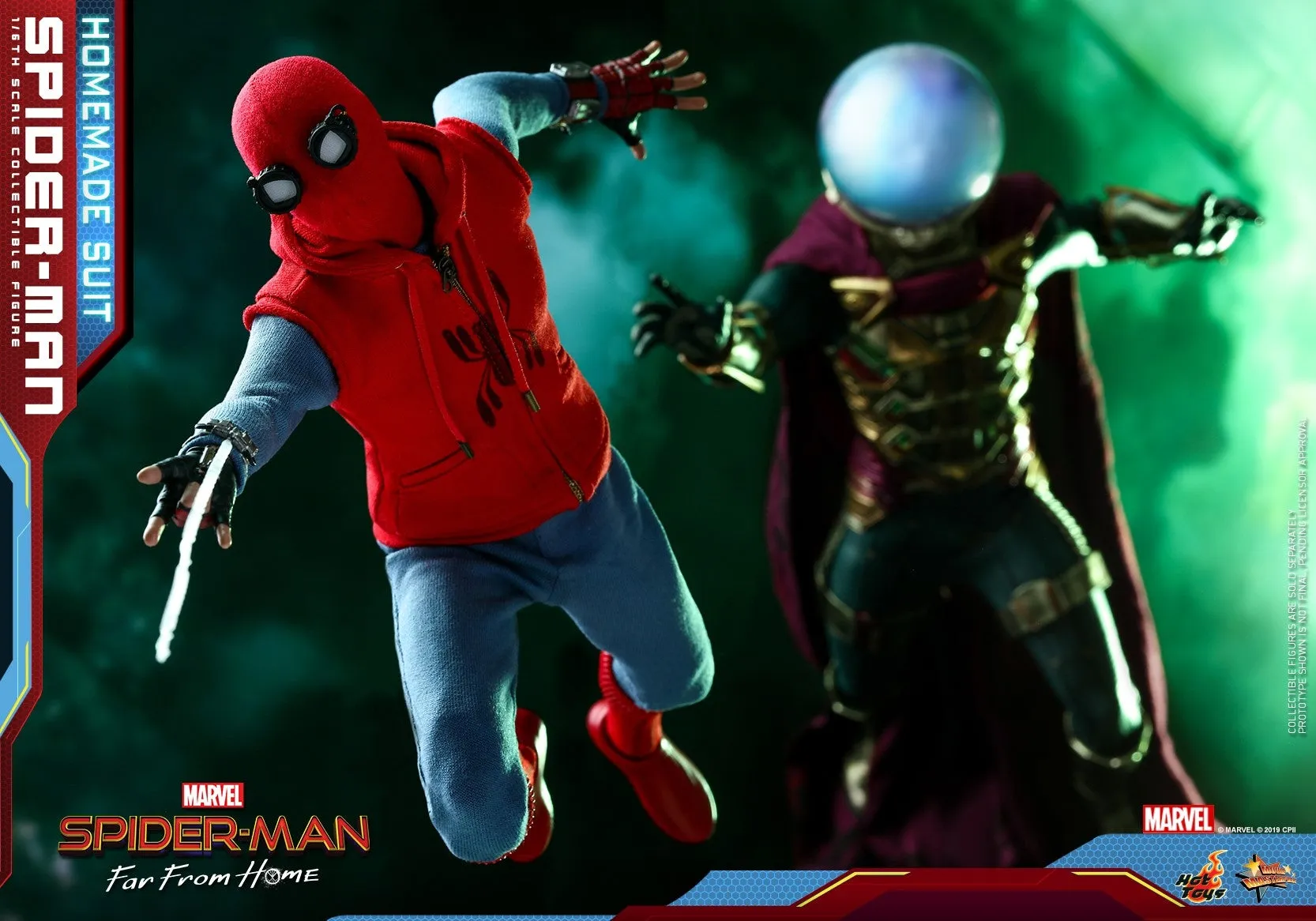 Hot Toys - MMS552 - Spider-Man: Far From Home - 1/6th scale Spider-Man (Homemade Suit Version) Collectible Figure