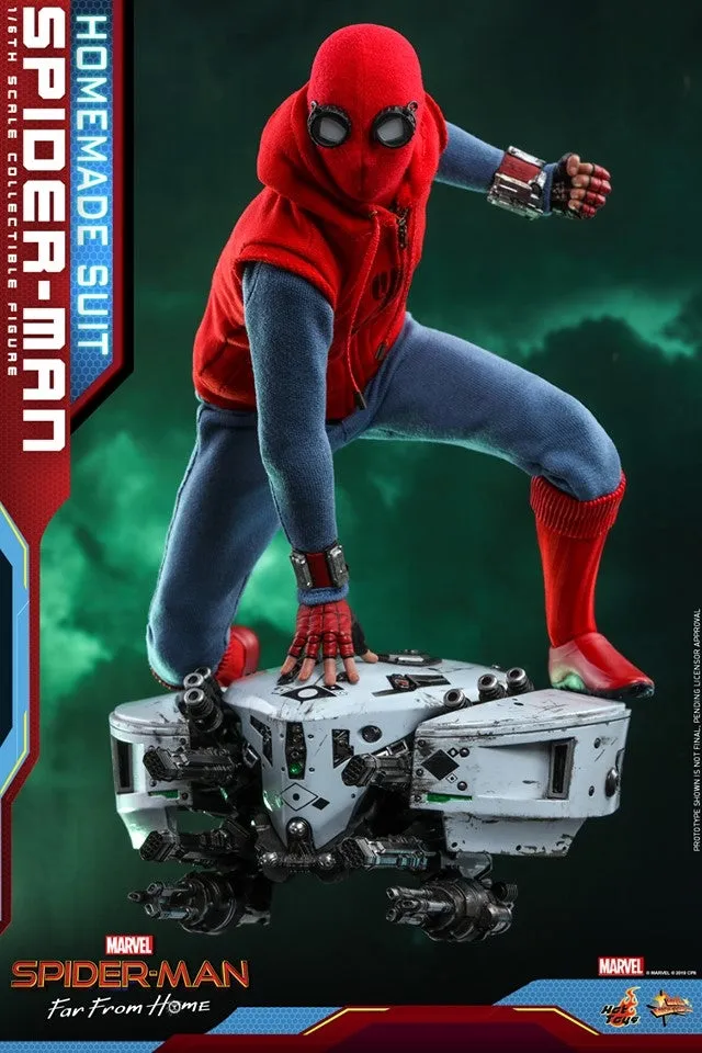 Hot Toys - MMS552 - Spider-Man: Far From Home - 1/6th scale Spider-Man (Homemade Suit Version) Collectible Figure