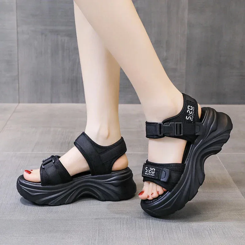 Joskaa 2024 New Chunky Platform Sandals 90s