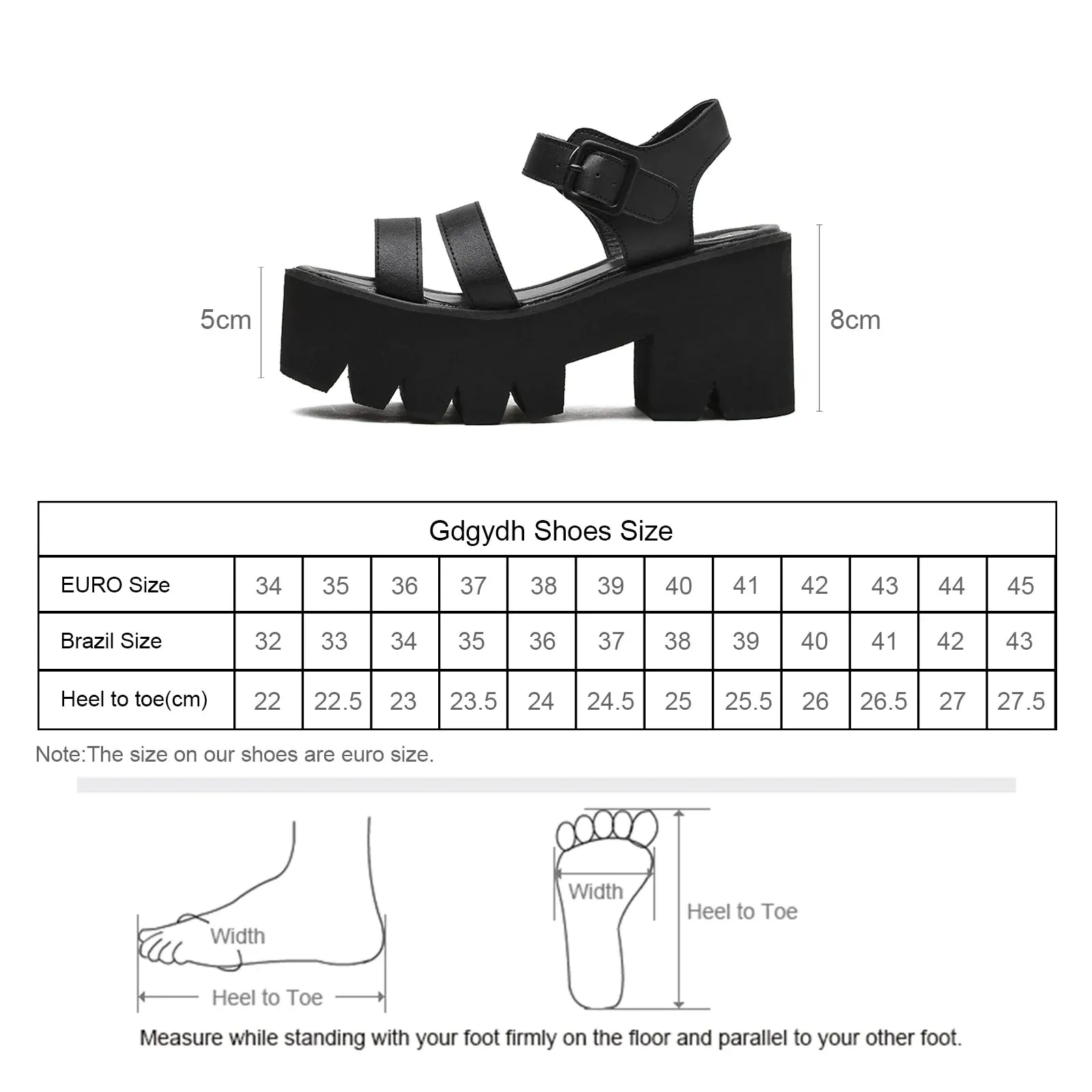 Joskaa 2024 New Ladies Chunky Sandals