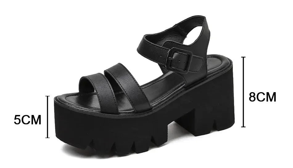 Joskaa 2024 New Ladies Chunky Sandals