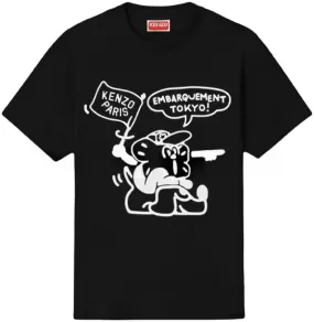 Kenzo Boke Boy Travels Classic T-Shirt Black