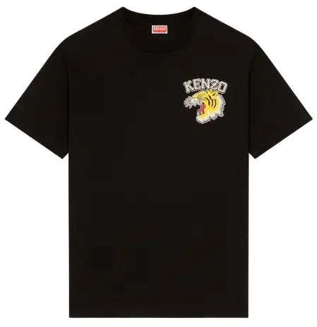 Kenzo Varsity Jungle Tiger T-Shirt Black