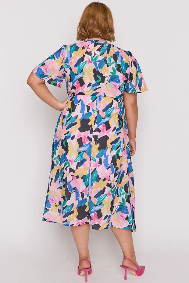 Kristina Colour Block Garden Dress