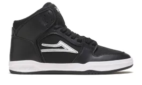 LAKAI Telford Shoes Black Leather