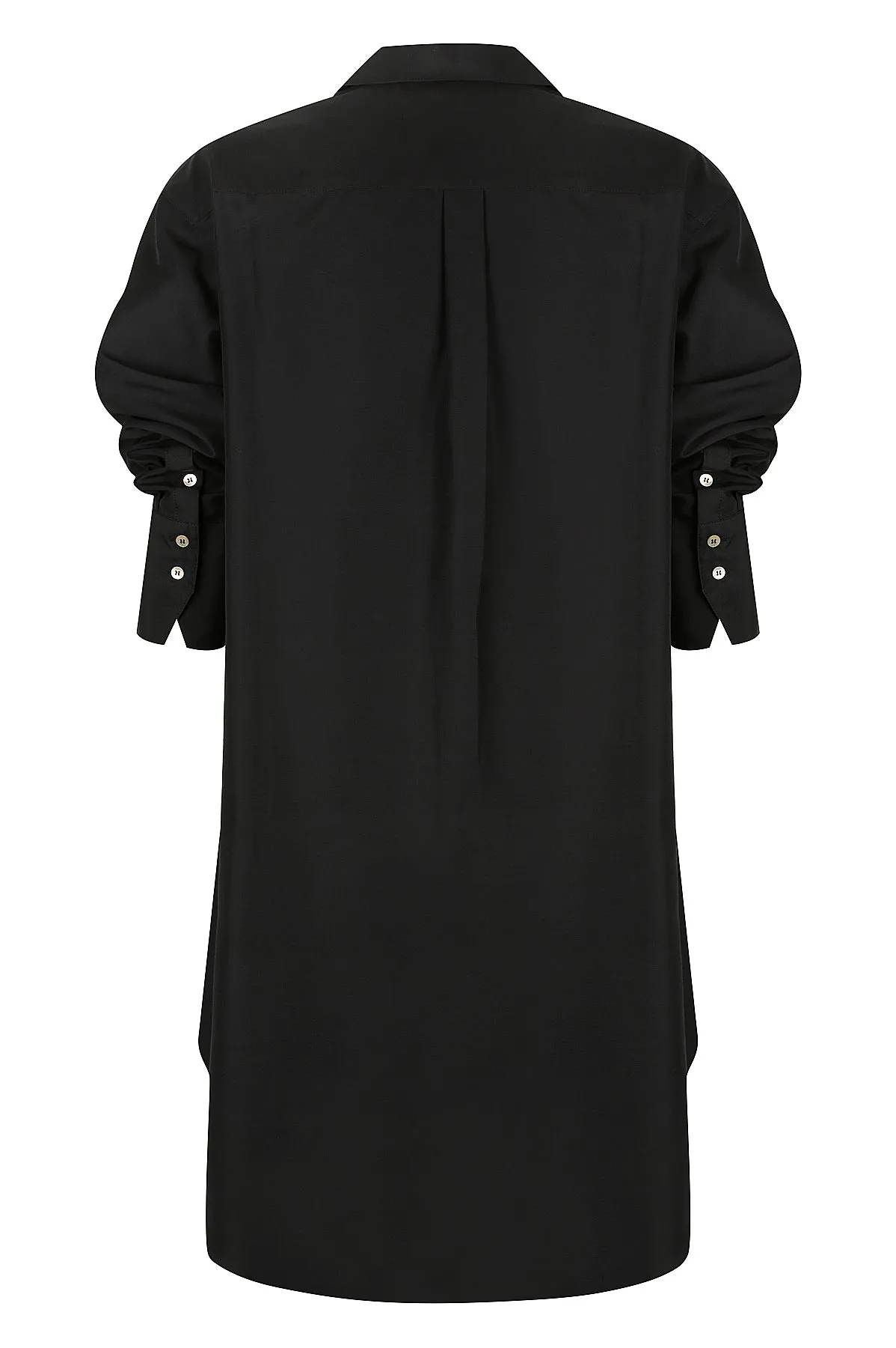 Lara Shirt Dress - Black