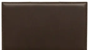 Luxury Mocha Leather Headboard