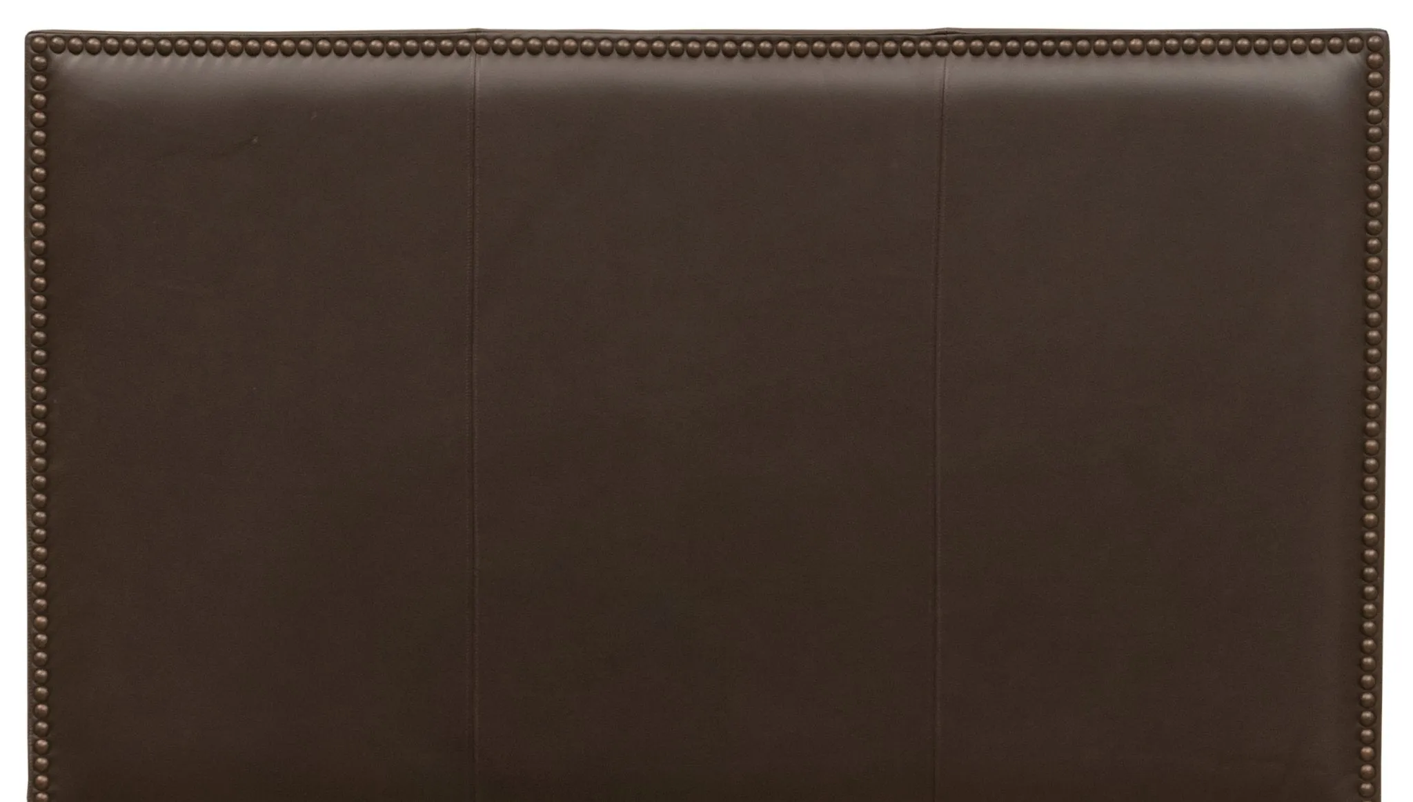 Luxury Mocha Leather Headboard