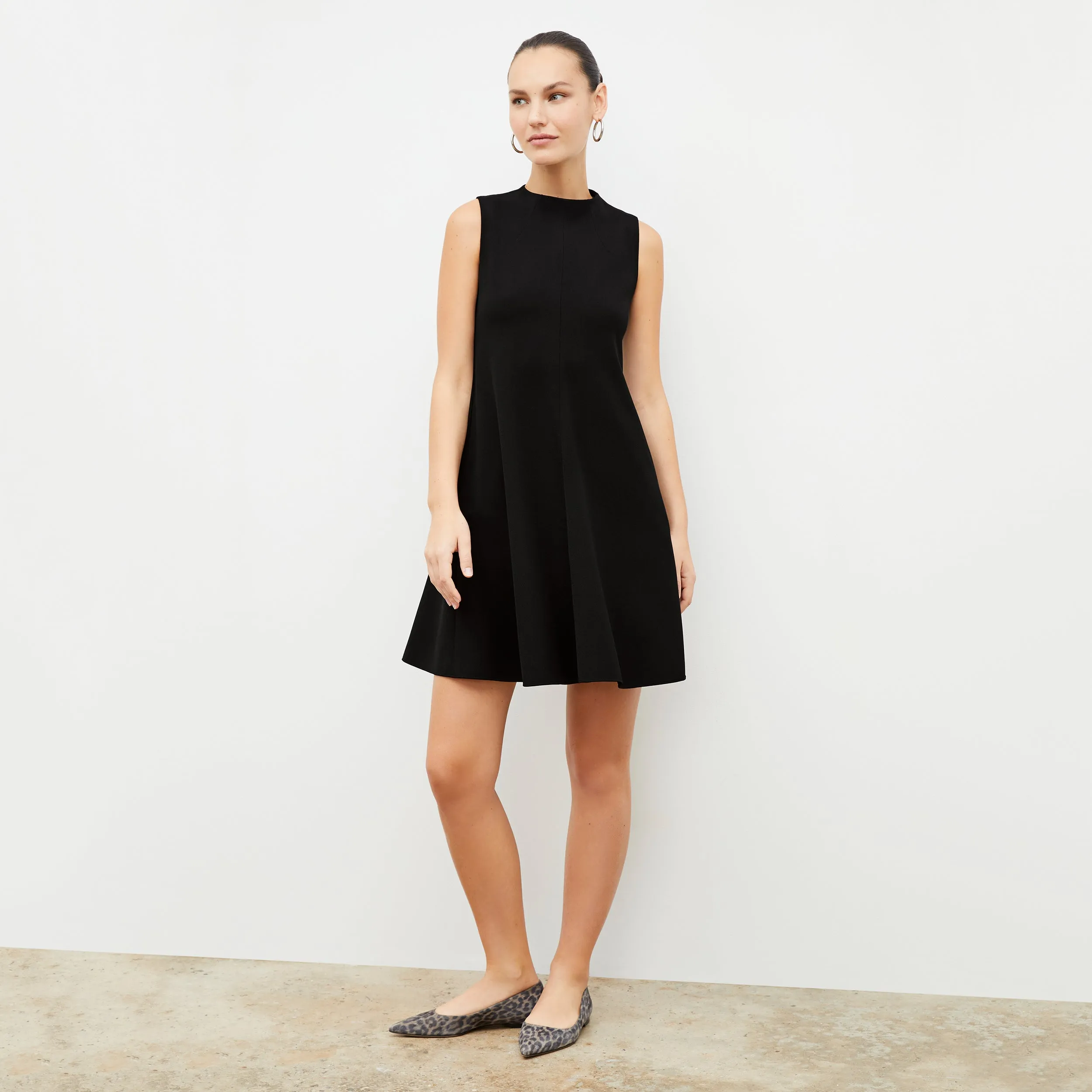 Malala Dress - Recycled WonderTex :: Black