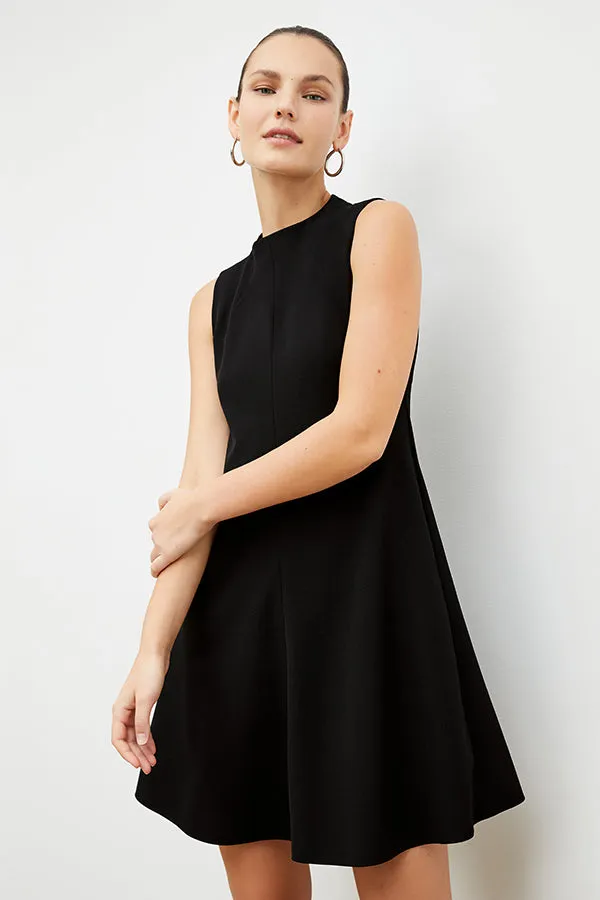 Malala Dress - Recycled WonderTex :: Black