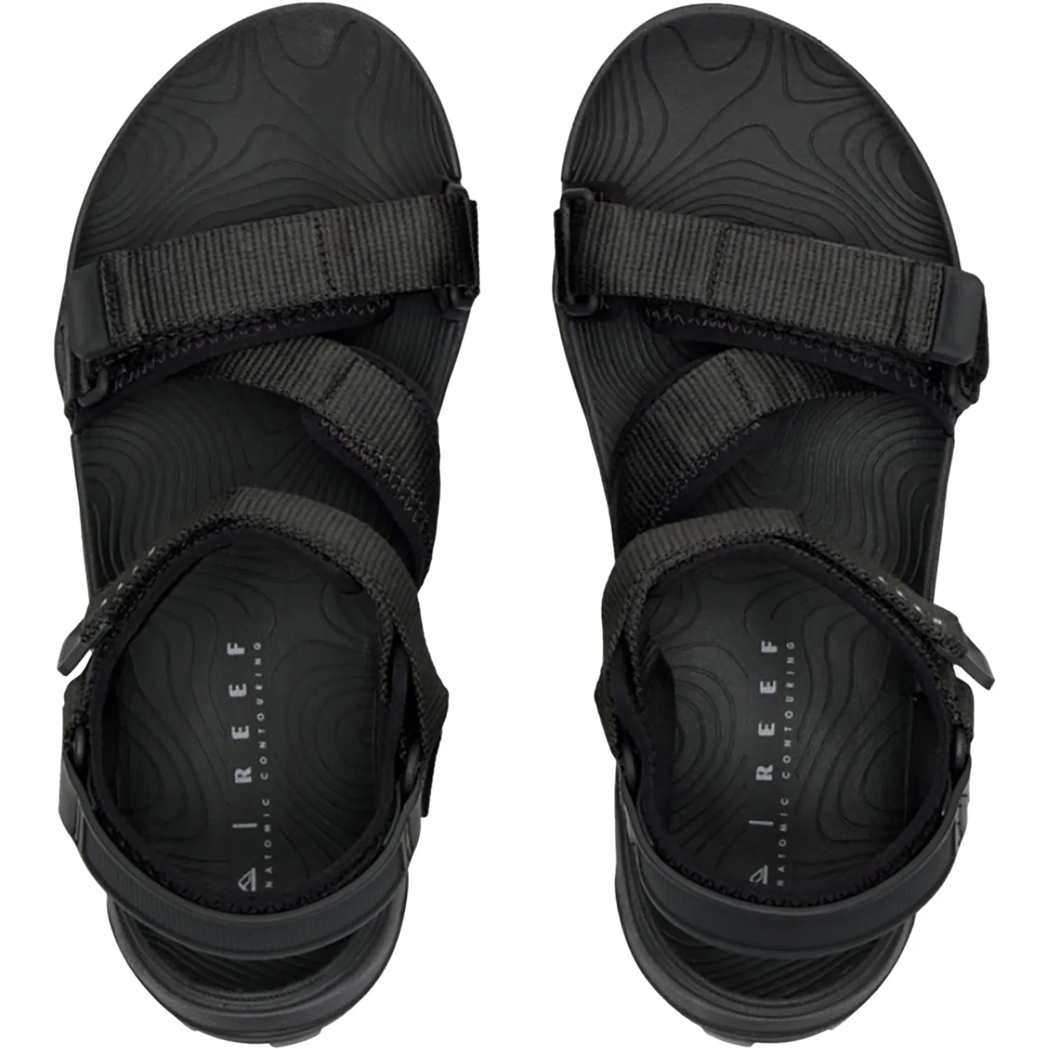 Men's REEF Cross-Shore Black Woven