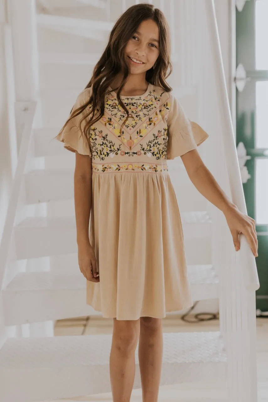 Mini DeMille Embroidery Dress