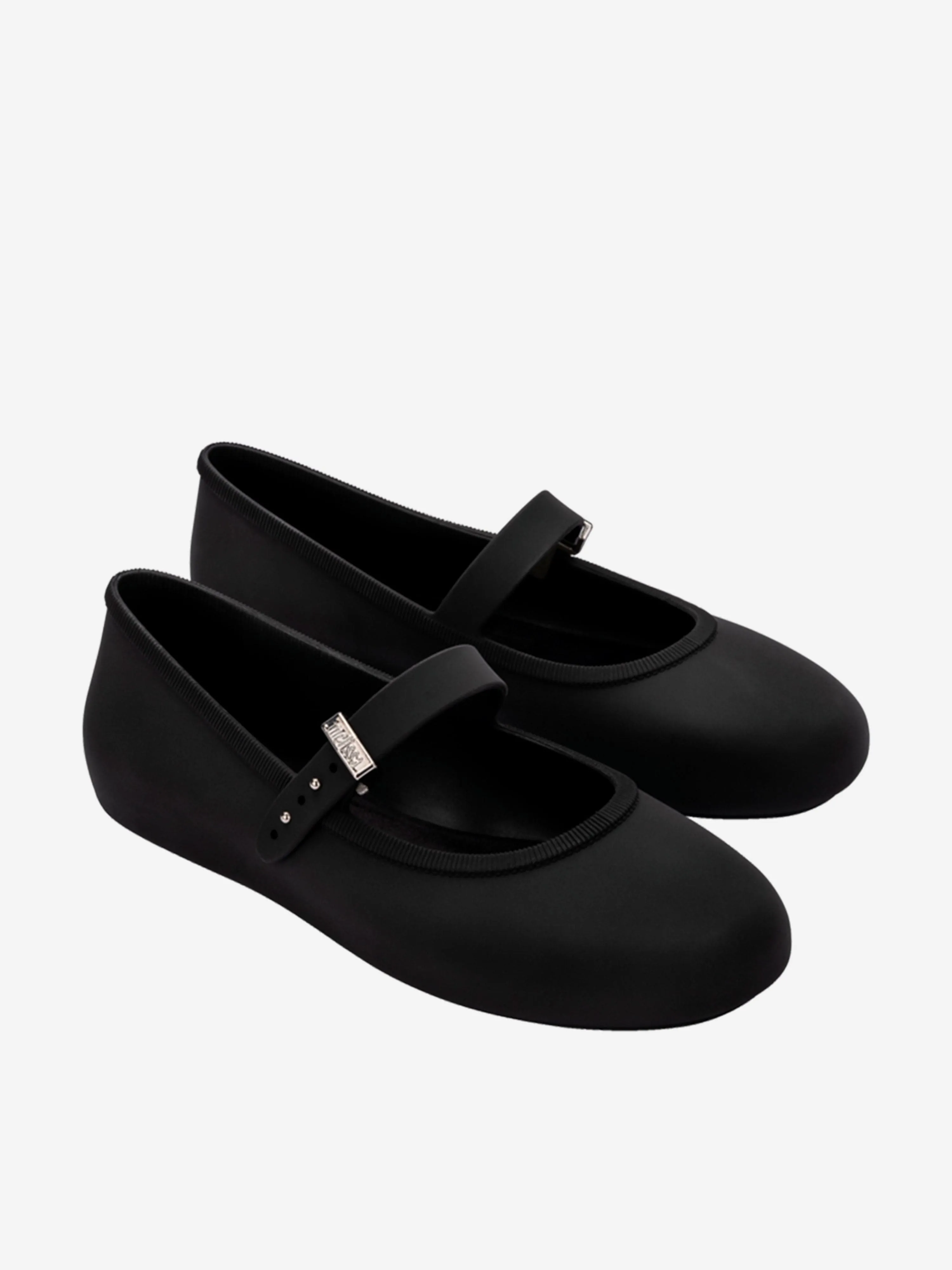 Mini Melissa Girls Soft Ballerina in Black