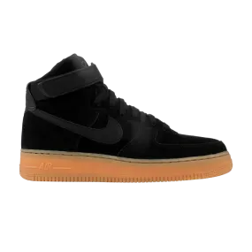 Nike Air Force 1 High 07 LV8 Suede 'Black Gum', black