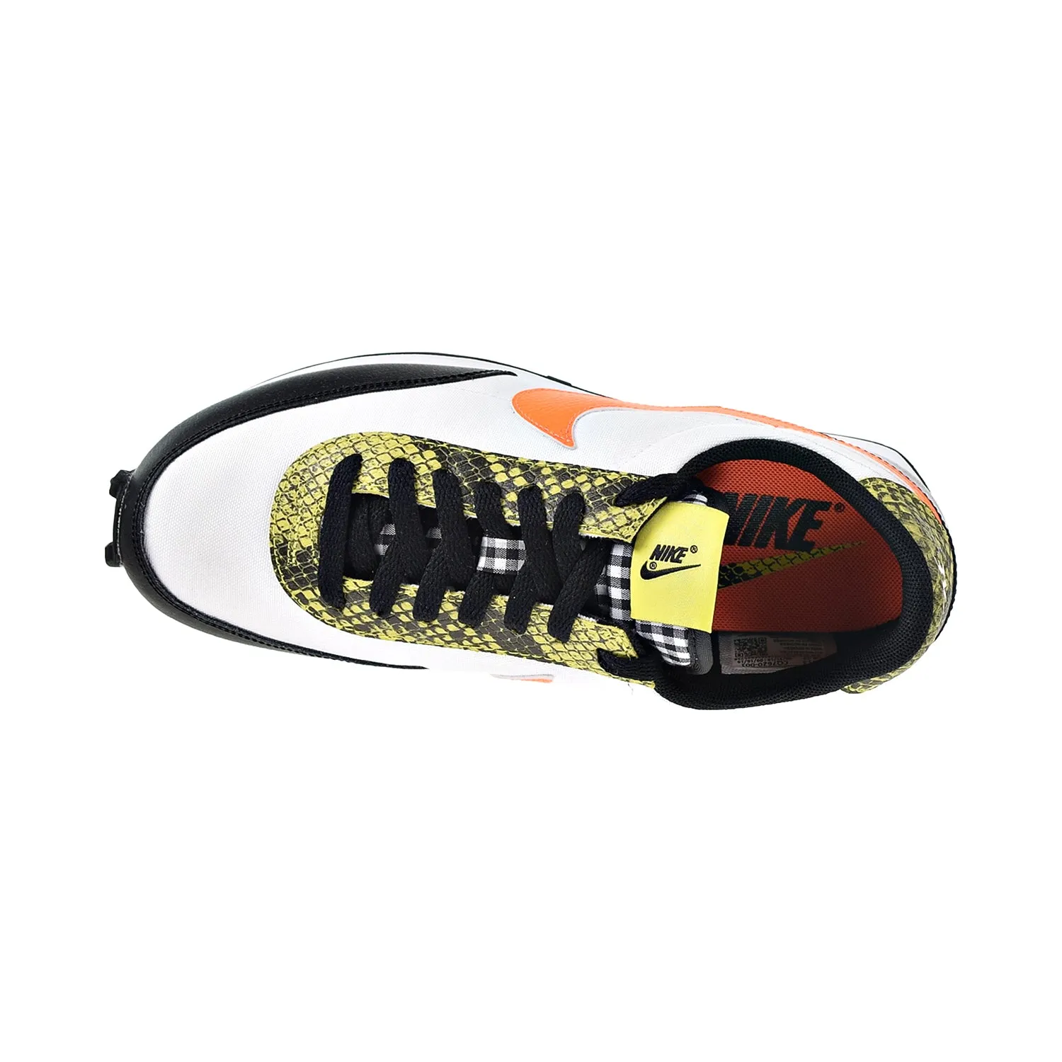 Nike Daybreak QS Women's Shoes Black-Total Orange-Dynamic Yellow-White