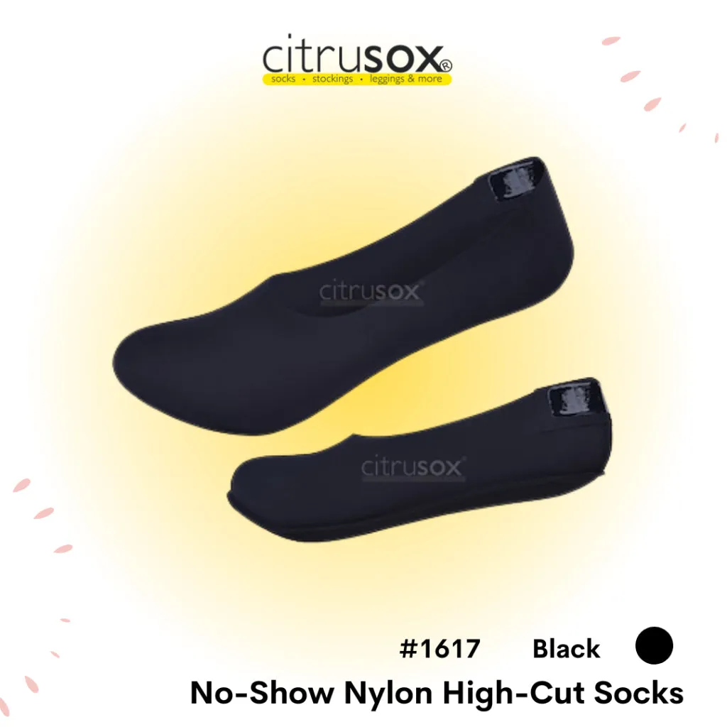 No-Show Nylon High Cut Socks