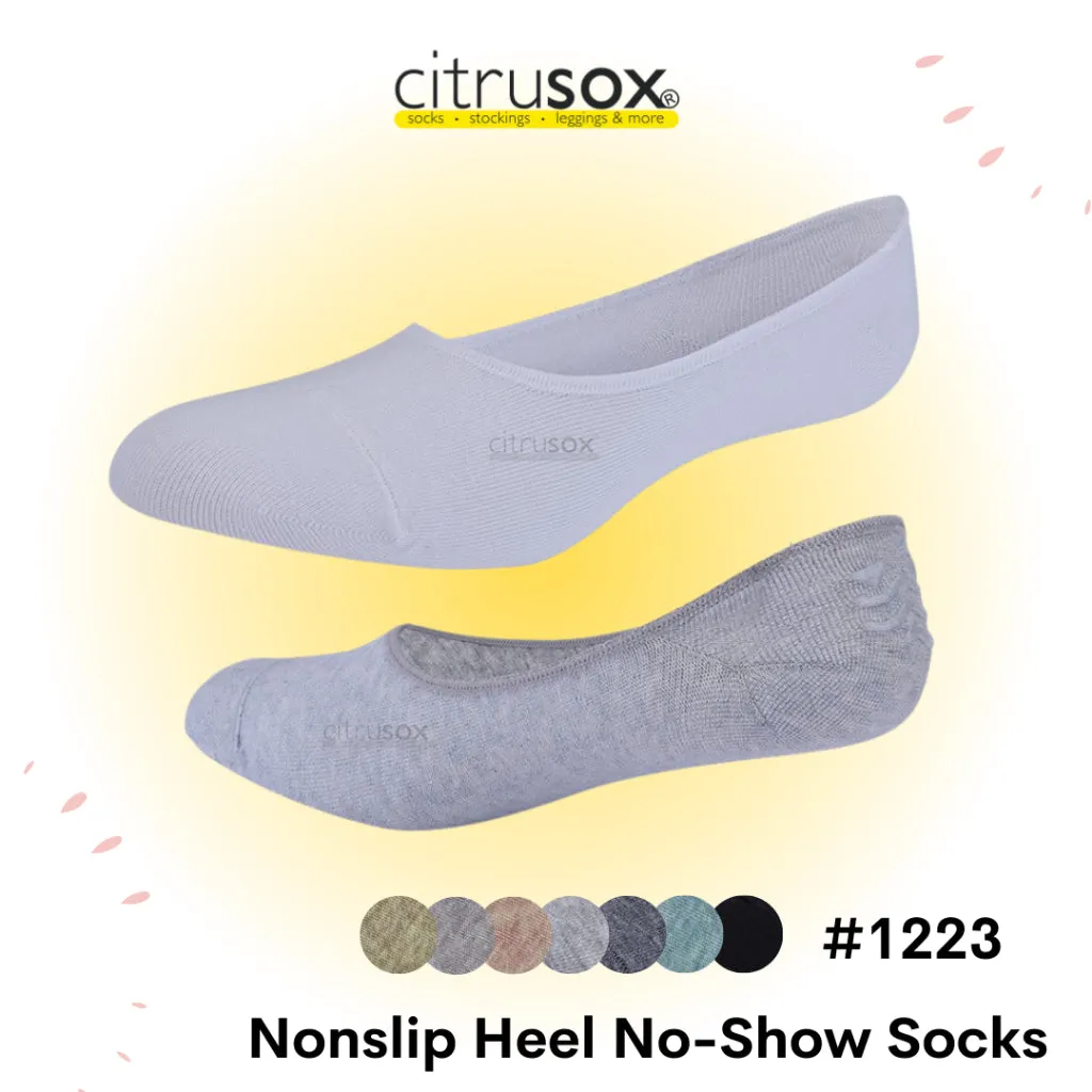 Nonslip Heel No-Show Socks