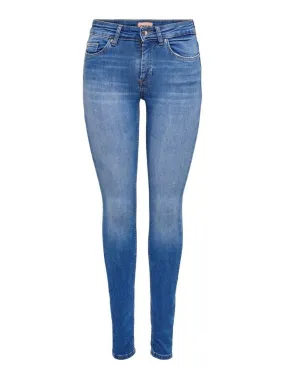 Onlblush Life Mid Skinny  Rea12187 - Blue Denim