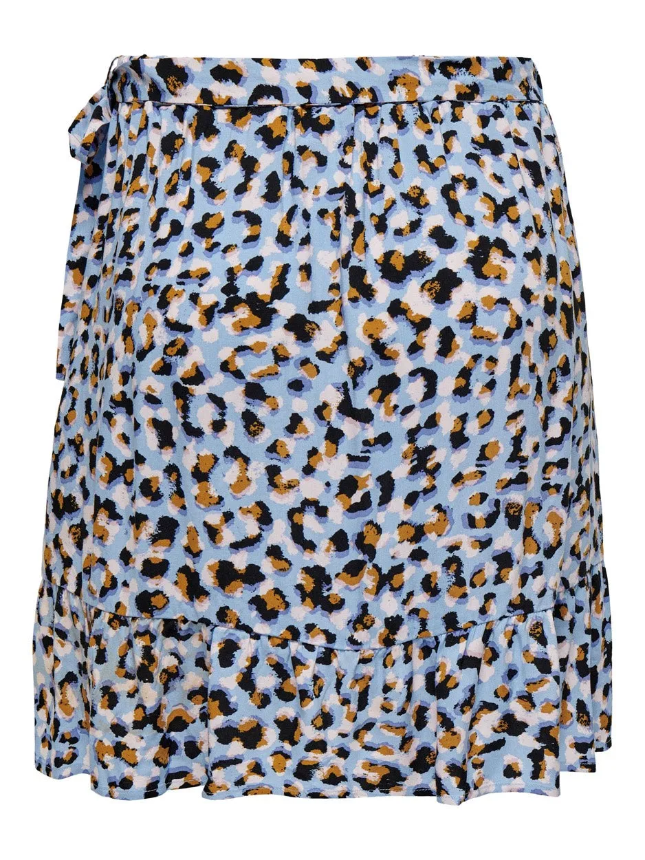 Onlnova Life Merle Short Skirt Aop - Blauw Dessin