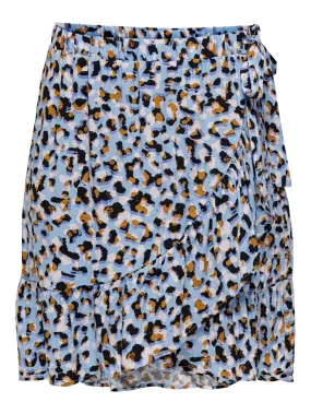 Onlnova Life Merle Short Skirt Aop - Blauw Dessin