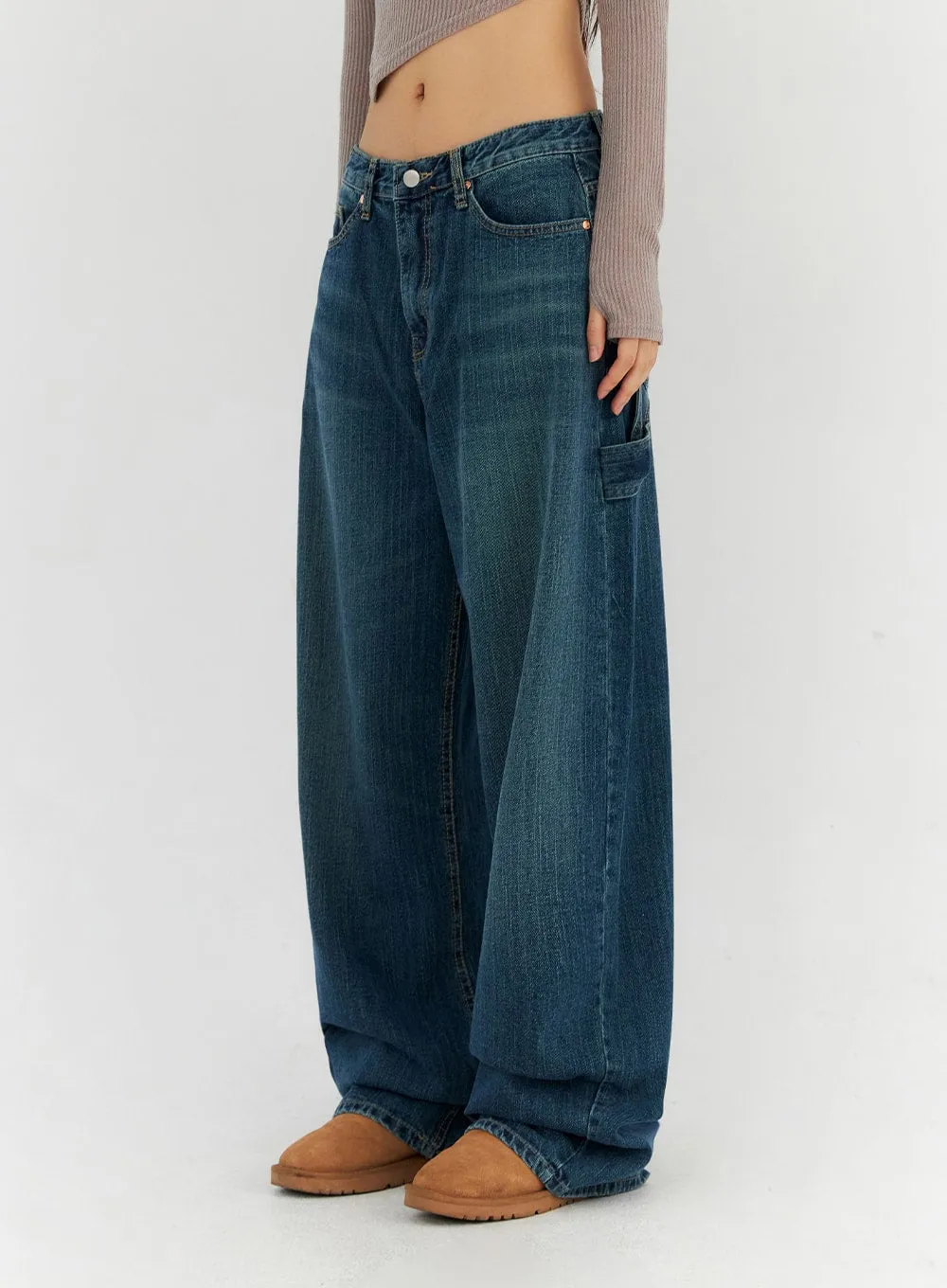 Oversized Wide Fit Jeans CN314