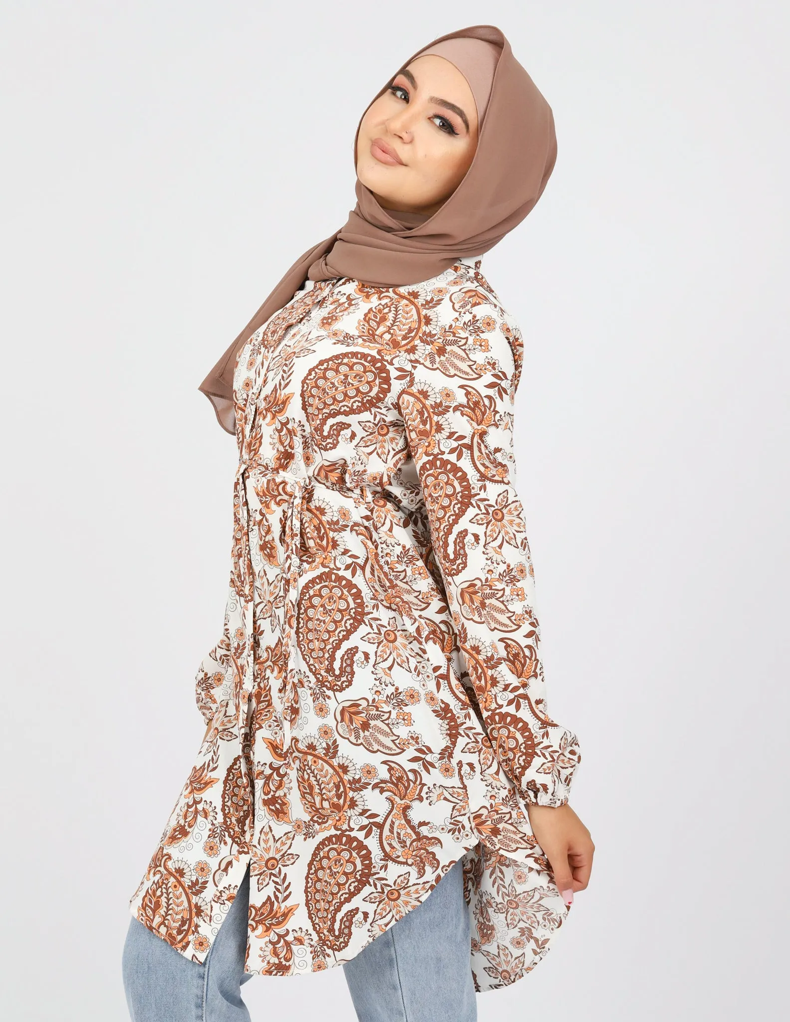 Paisley Loop Blouse