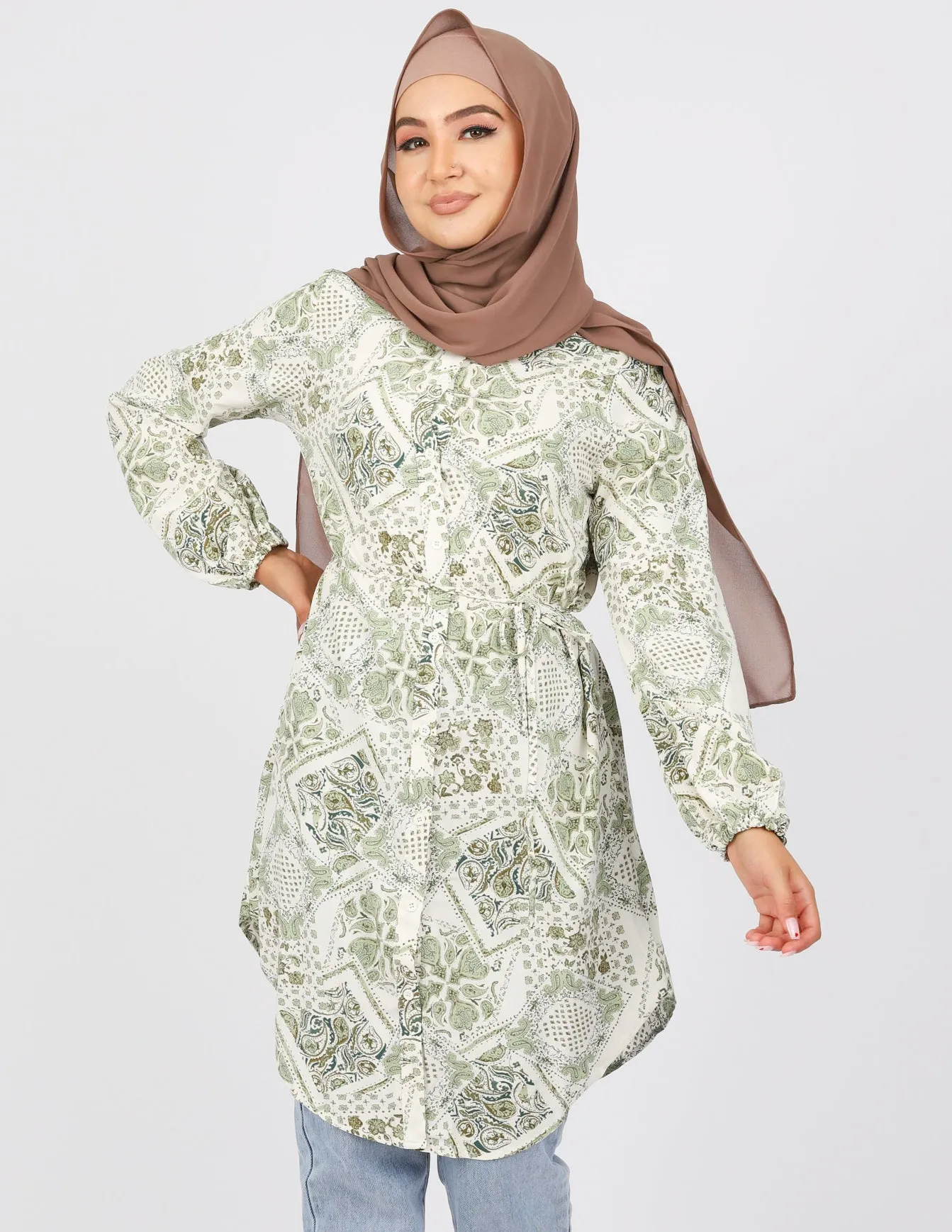 Paisley Loop Blouse