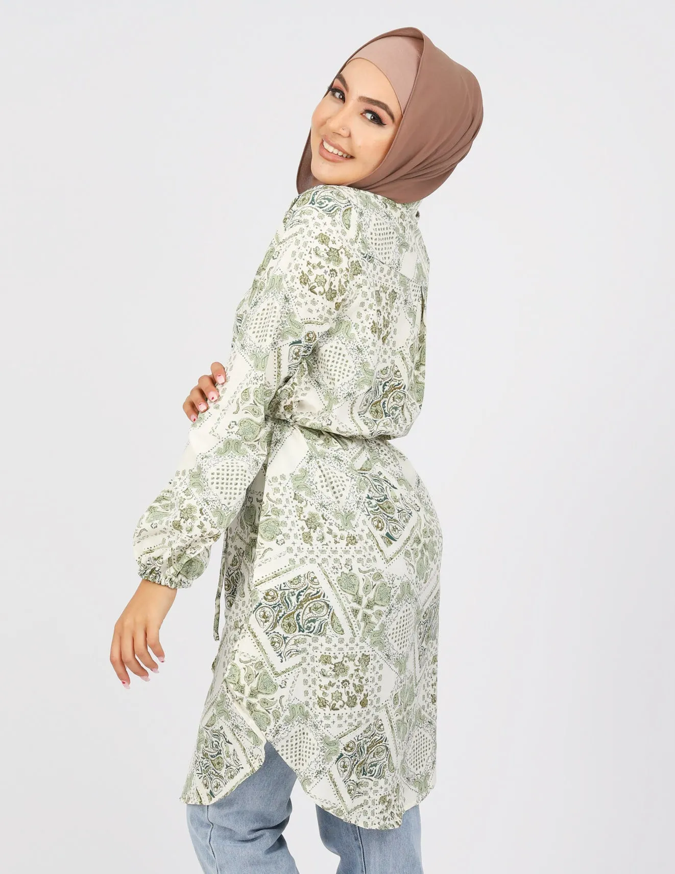 Paisley Loop Blouse