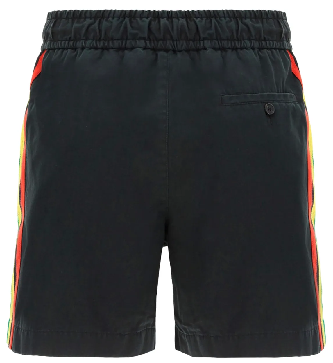 Palm Angels Exodus Striped Track Short Black