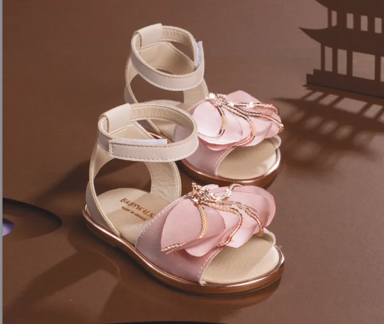 Pink Leather Sandal