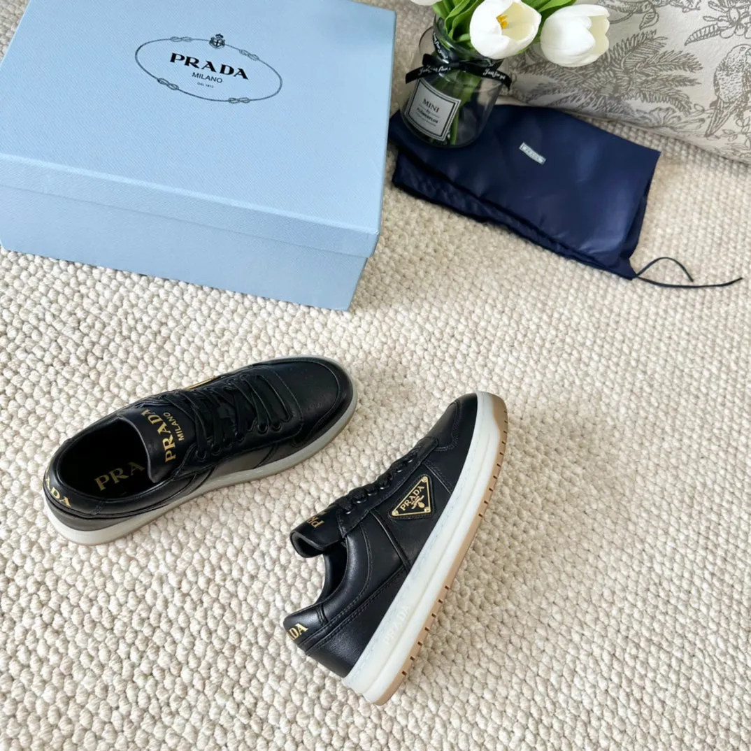 PRA DOWNTOWN NAPPA SNEAKERS BLACK CALFSKIN