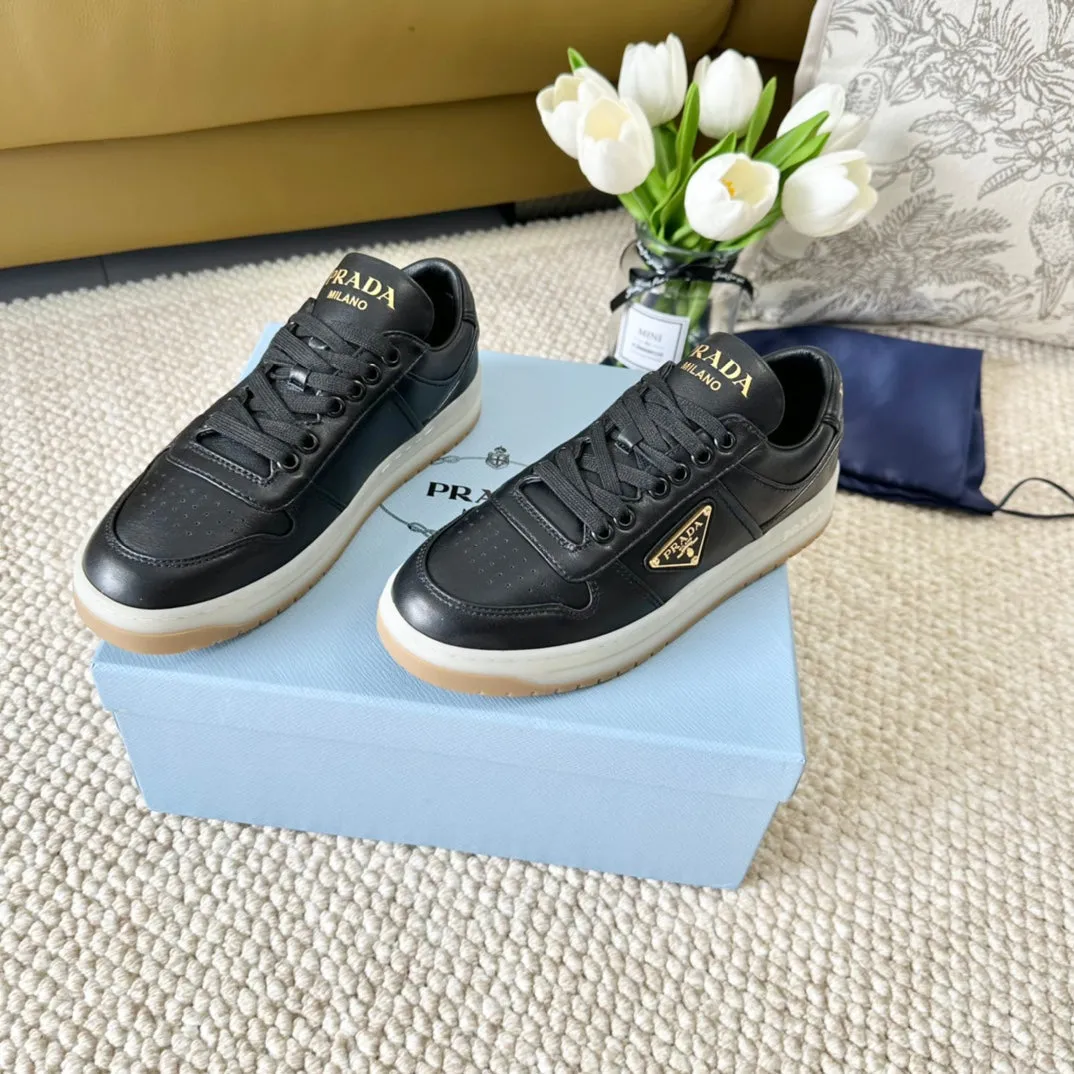 PRA DOWNTOWN NAPPA SNEAKERS BLACK CALFSKIN