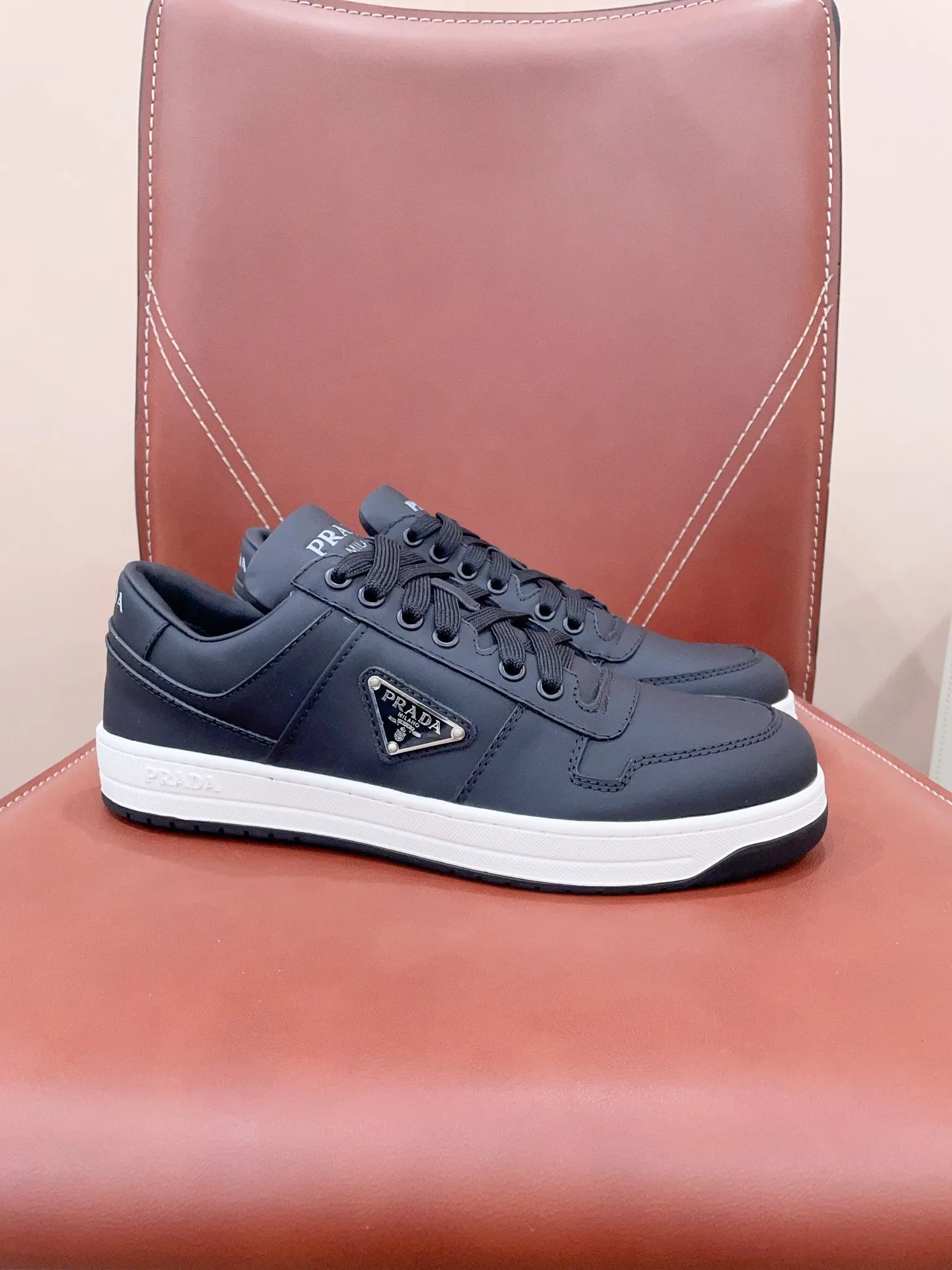 PRA DOWNTOWN SNEAKERS INDIGO CALFSKIN