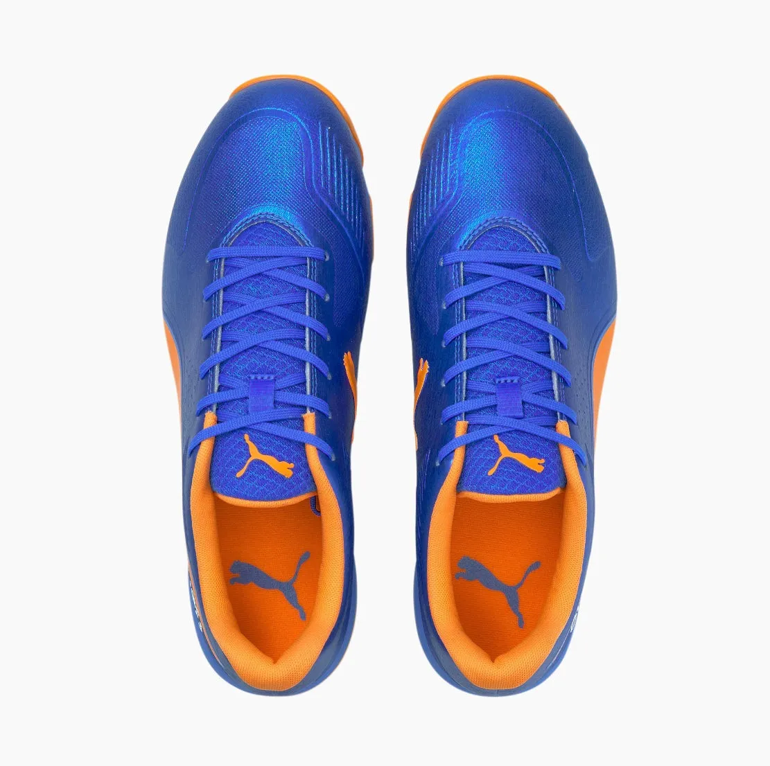 PUMA X ONE8 19 BLUEMAZING-ORANGE GLOW CRICKET SHOES