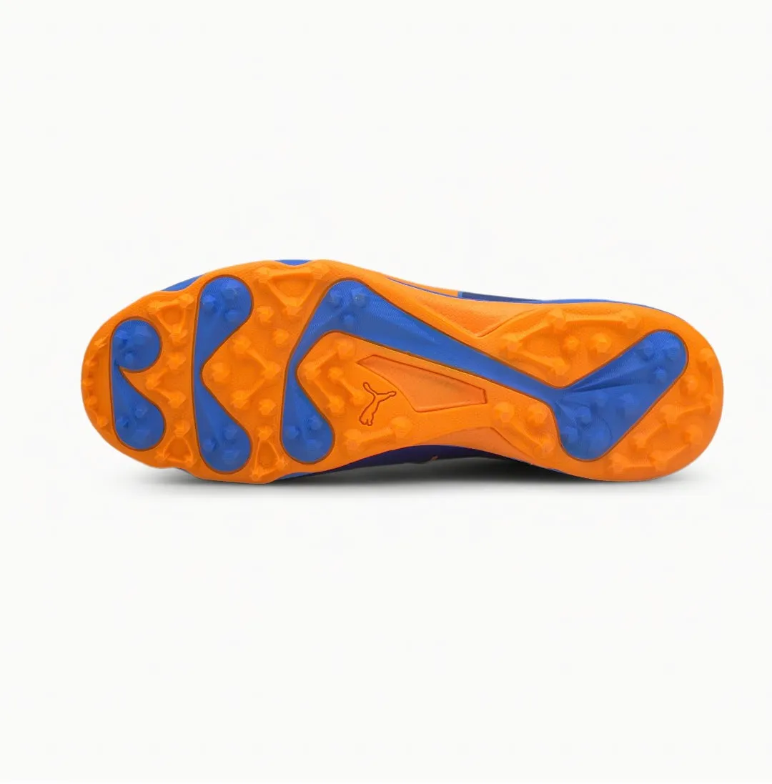 PUMA X ONE8 19 BLUEMAZING-ORANGE GLOW CRICKET SHOES