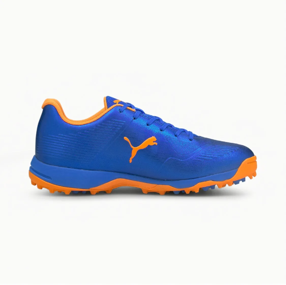 PUMA X ONE8 19 BLUEMAZING-ORANGE GLOW CRICKET SHOES