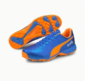 PUMA X ONE8 19 BLUEMAZING-ORANGE GLOW CRICKET SHOES