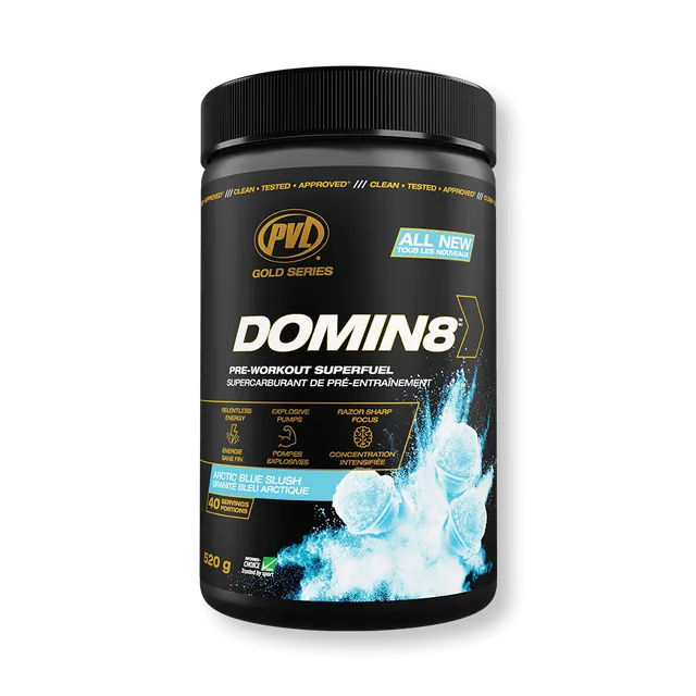 PVL Gold Series Domin8 Pre-Workout 520g