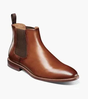 Rucci Cognac Plain Toe Gore Boot